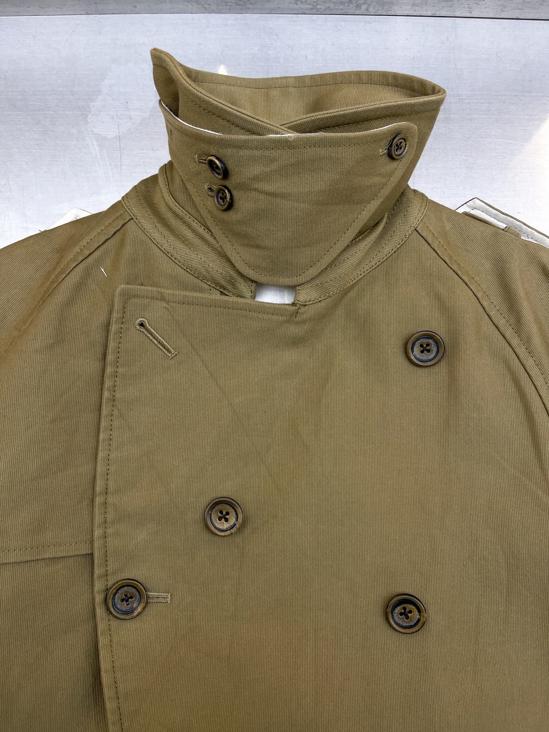 더 슈페리어 레이버 스페인군 트렌치 코트 상품이미지4