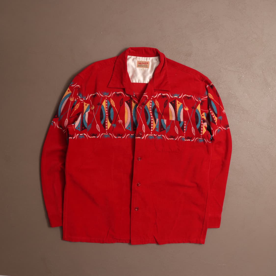 도요앤터프라이즈 코듀로이 나바호 웨스턴 셔츠 A1494 상품이미지1