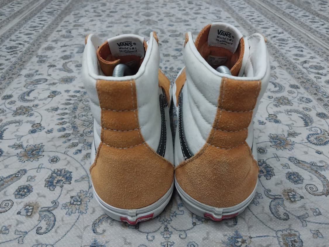 반스 SK8 하이 스웨이드 오렌지 스니커즈 280mm 상품이미지6