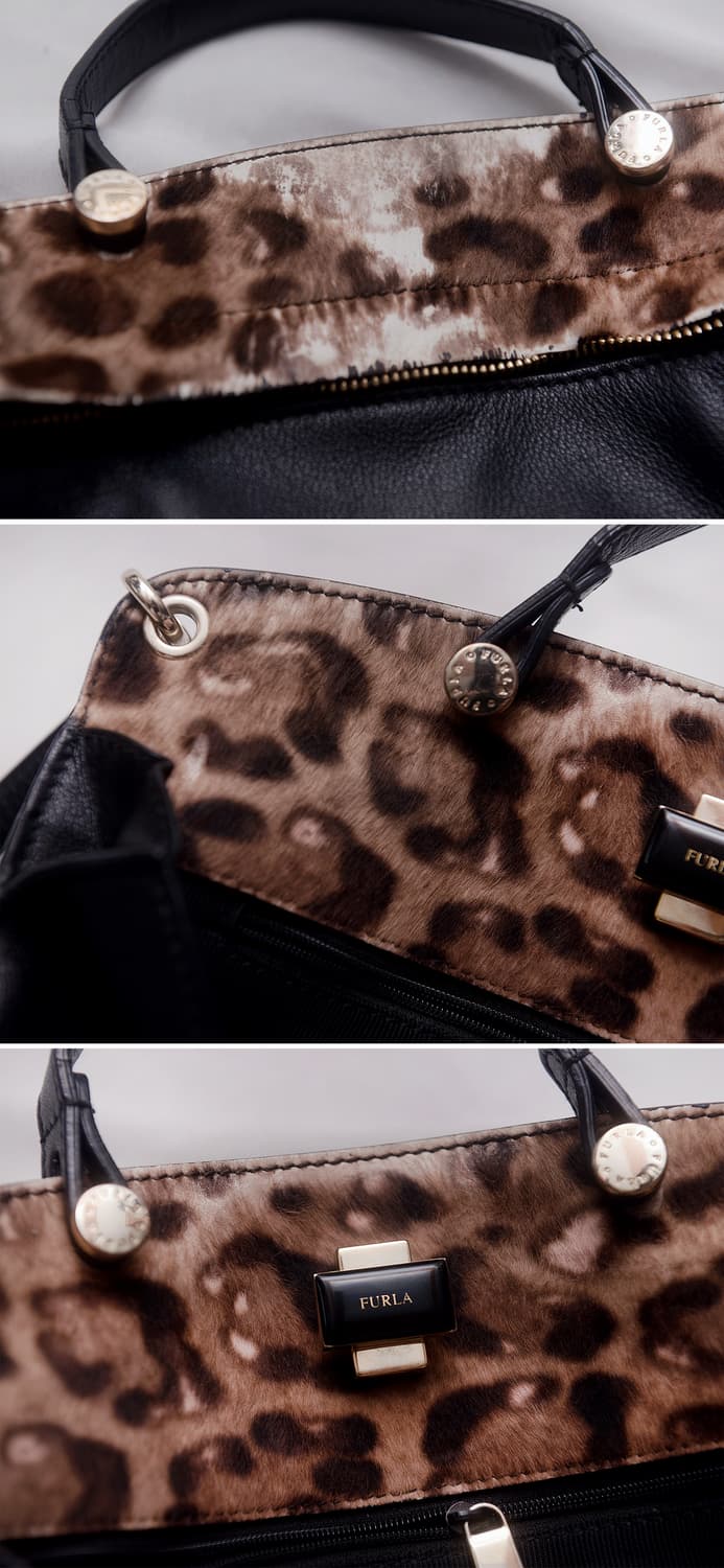훌라 (FURLA) 파이퍼 럭스 송치 레더 원핸들 토트.숄더백 상품이미지8