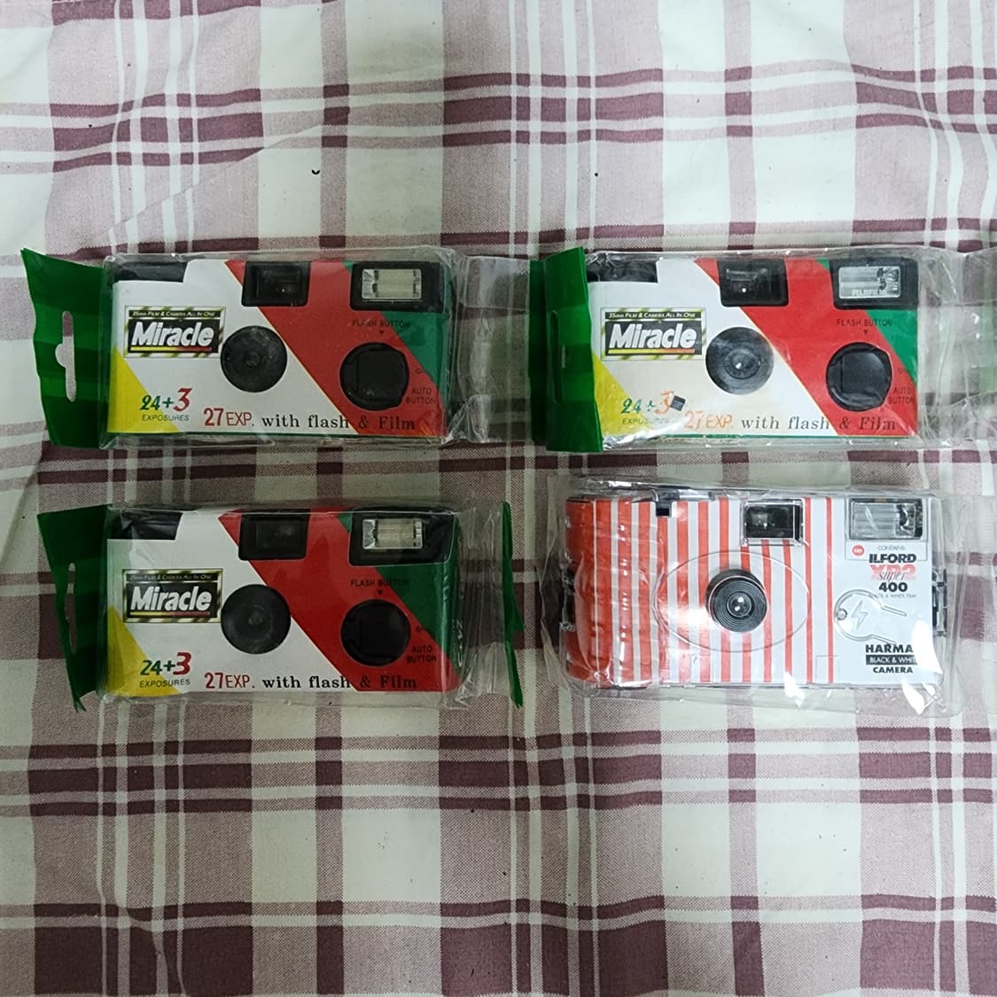 일회용 필름카메라 4개 일괄판매 상품이미지1