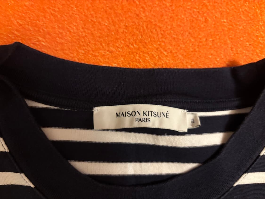 메종키츠네 스트라이프 슬리브 상품이미지2