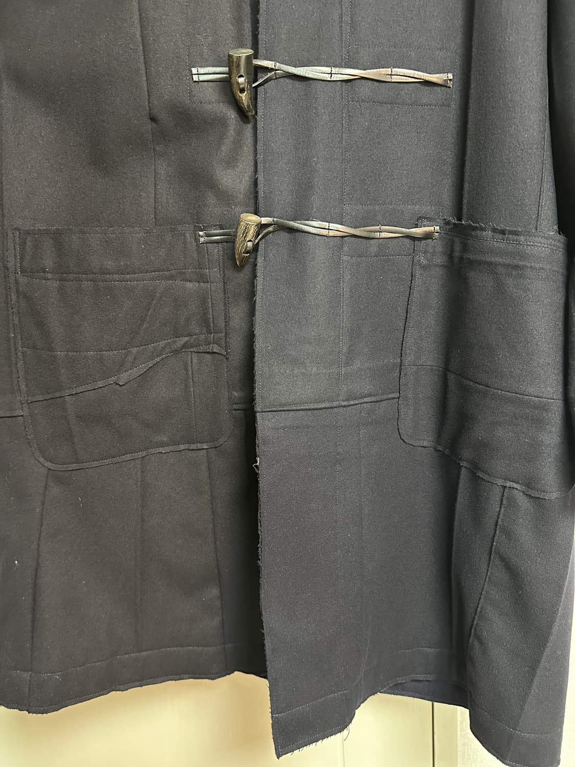 리빌드바이니들스 패치워크 더플코트 상품이미지6