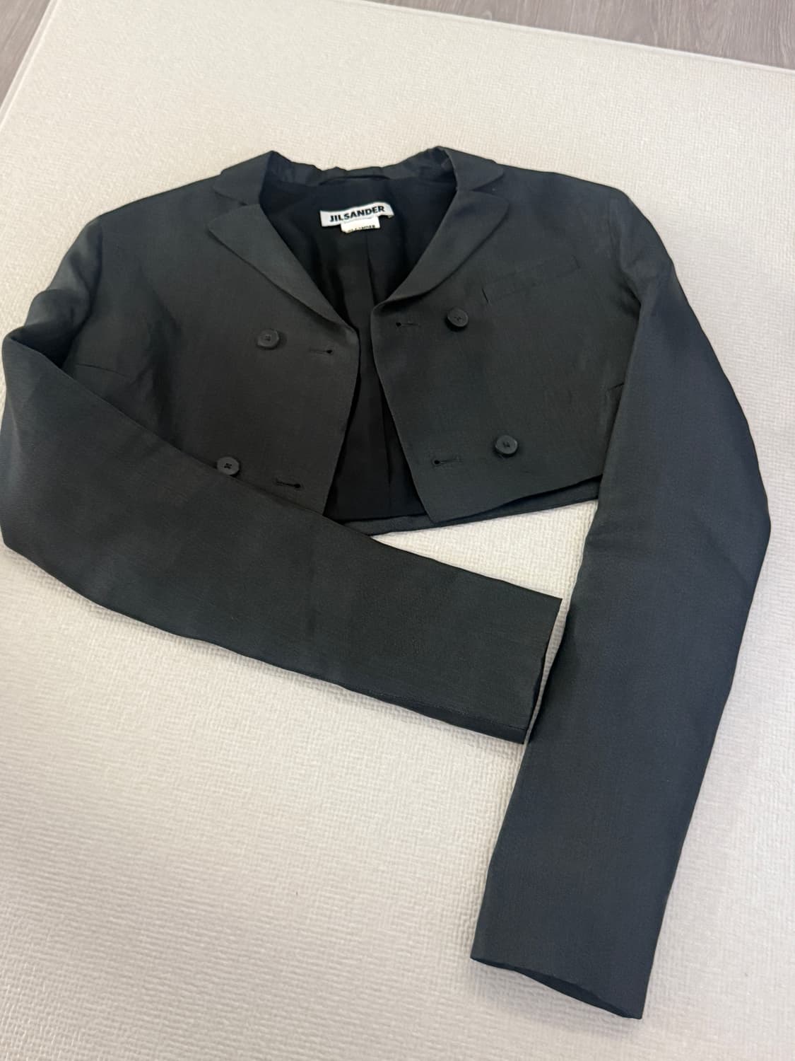 Jil Sander 질 샌더 여성 크롭 자켓 그레이 상품이미지1