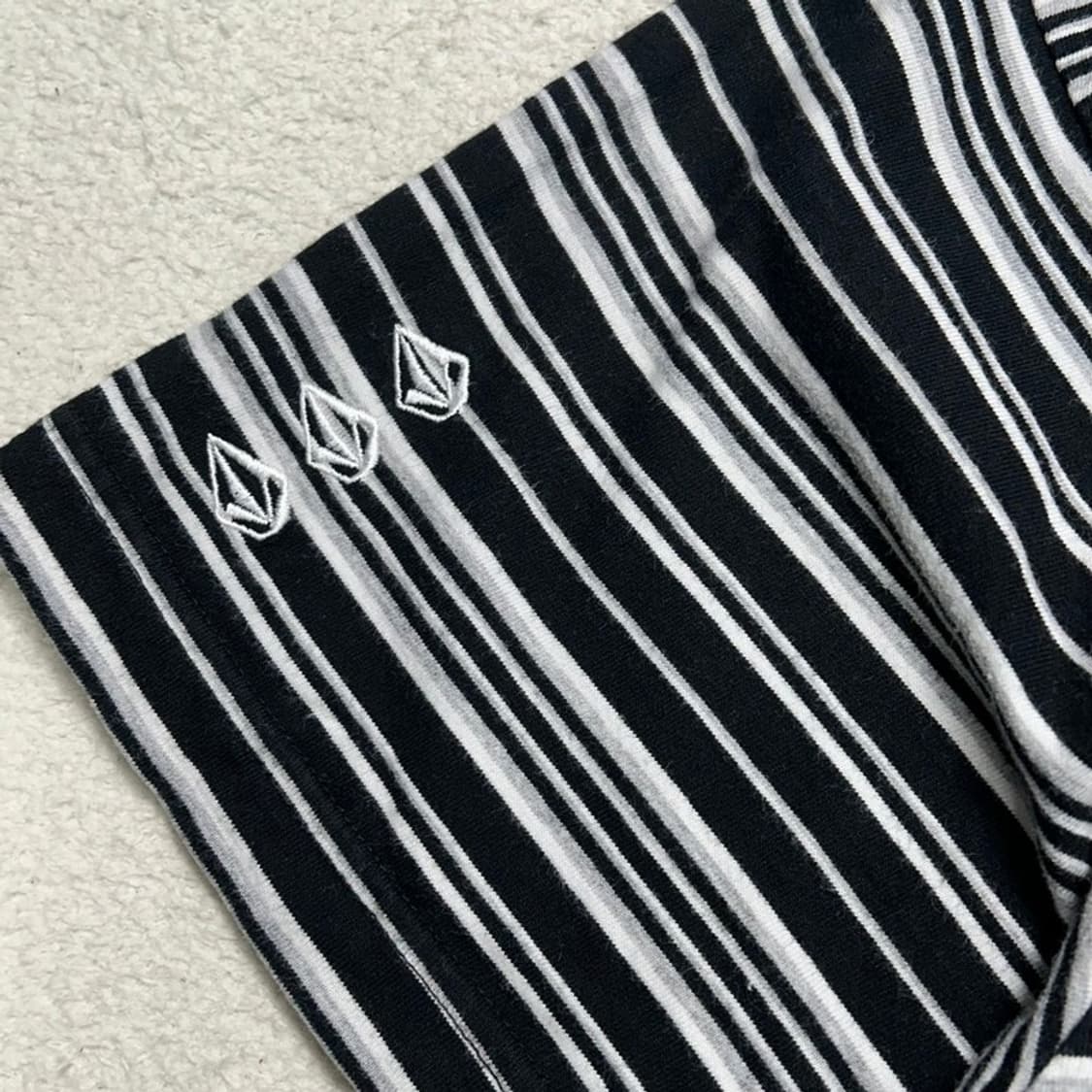 VOLCOM 스트라이프 반팔 XL 상품이미지8