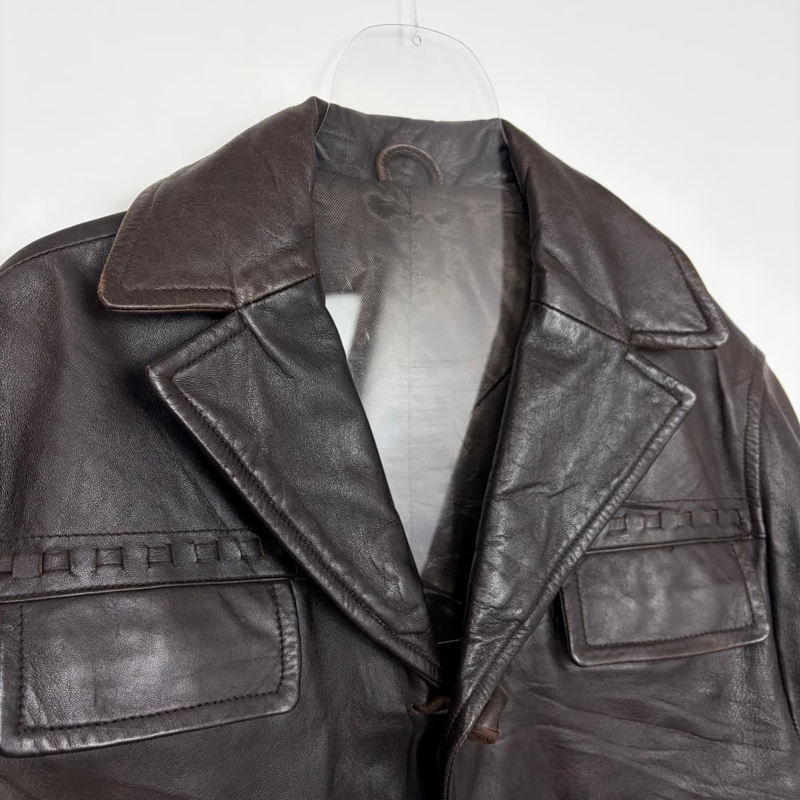 아바하우스 가죽 블레이저 자켓 상품이미지2