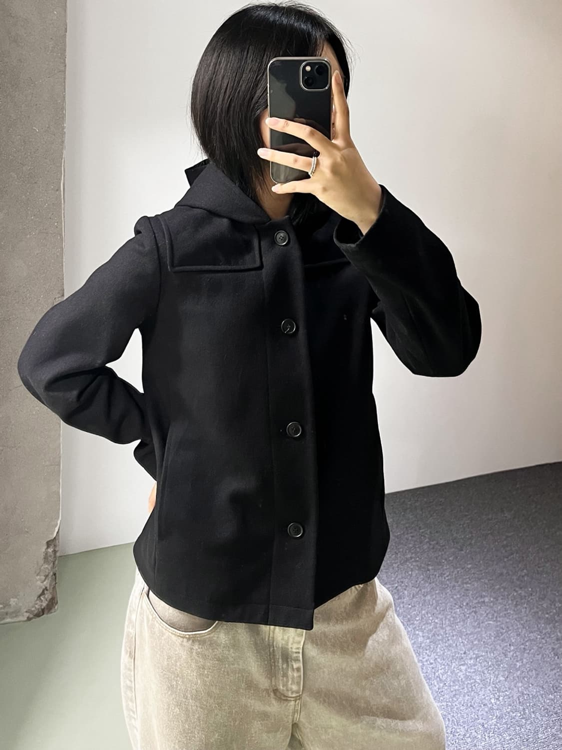 A.P.C. 더플 울 숏 자켓 상품이미지3