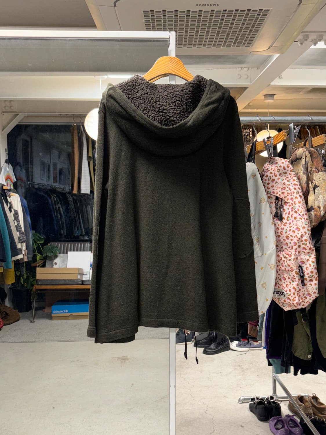 스나오 쿠와하라 비대칭 후드 자켓 상품이미지2