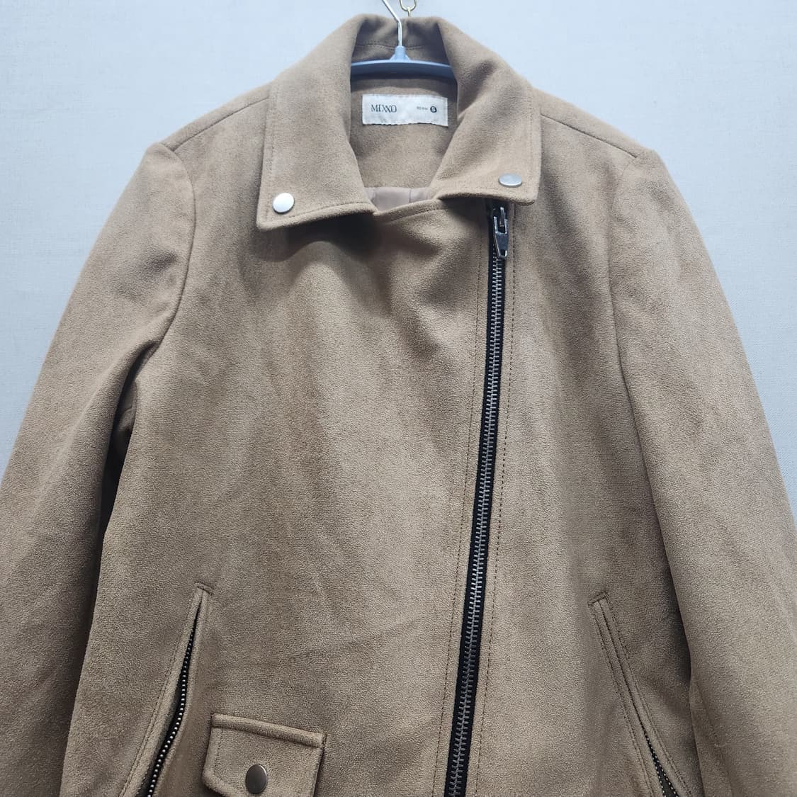 미쏘 스웨이드 라이더 자켓 S(M) 상품이미지2