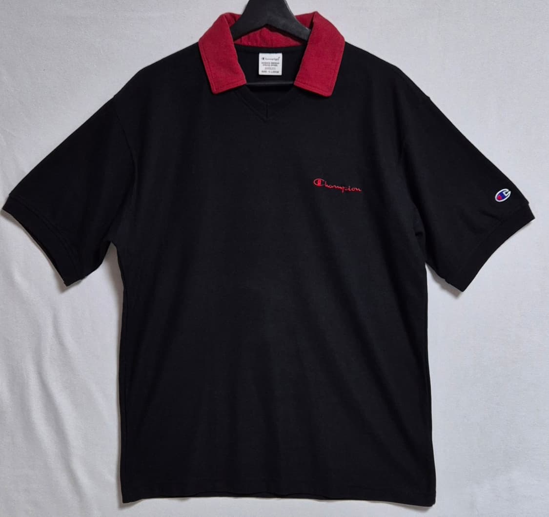 XL ) 챔피온 일본 블랙 PK 반팔티 상품이미지1