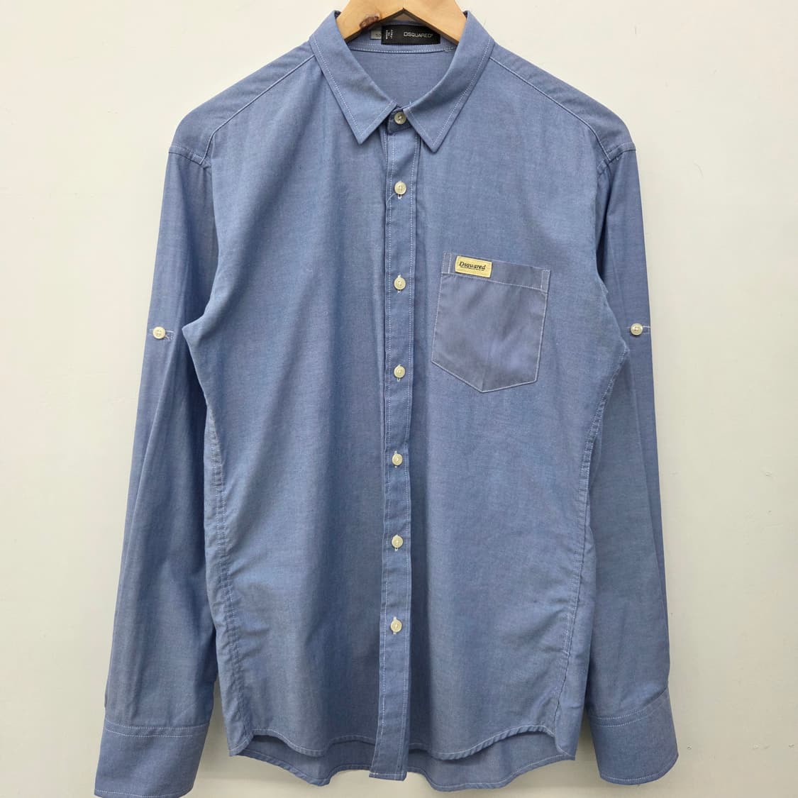 DSQUARED2 블루 셔츠 남L 상품이미지2