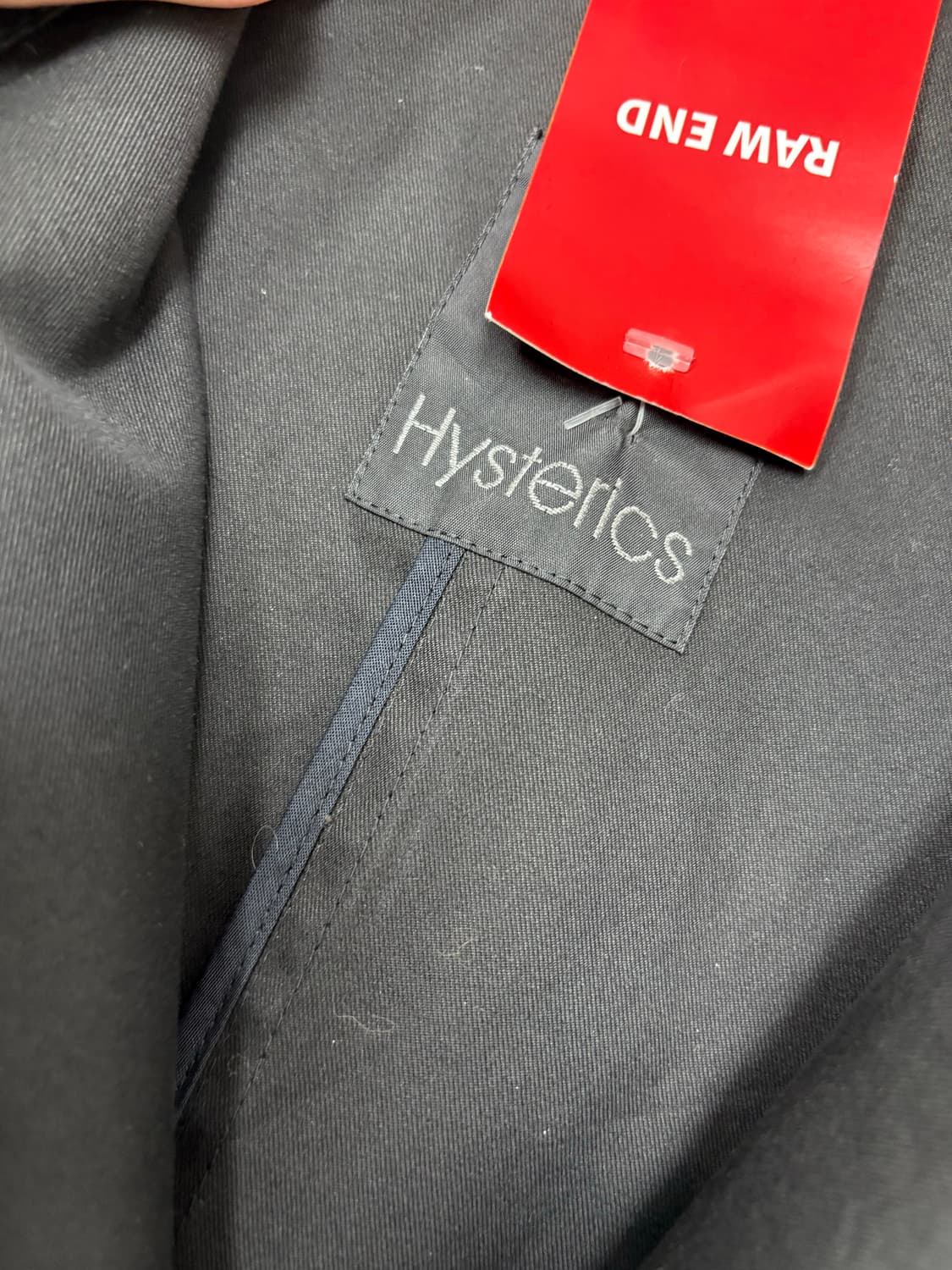 히스테릭 블랙 트렌치 코트#93 상품이미지9