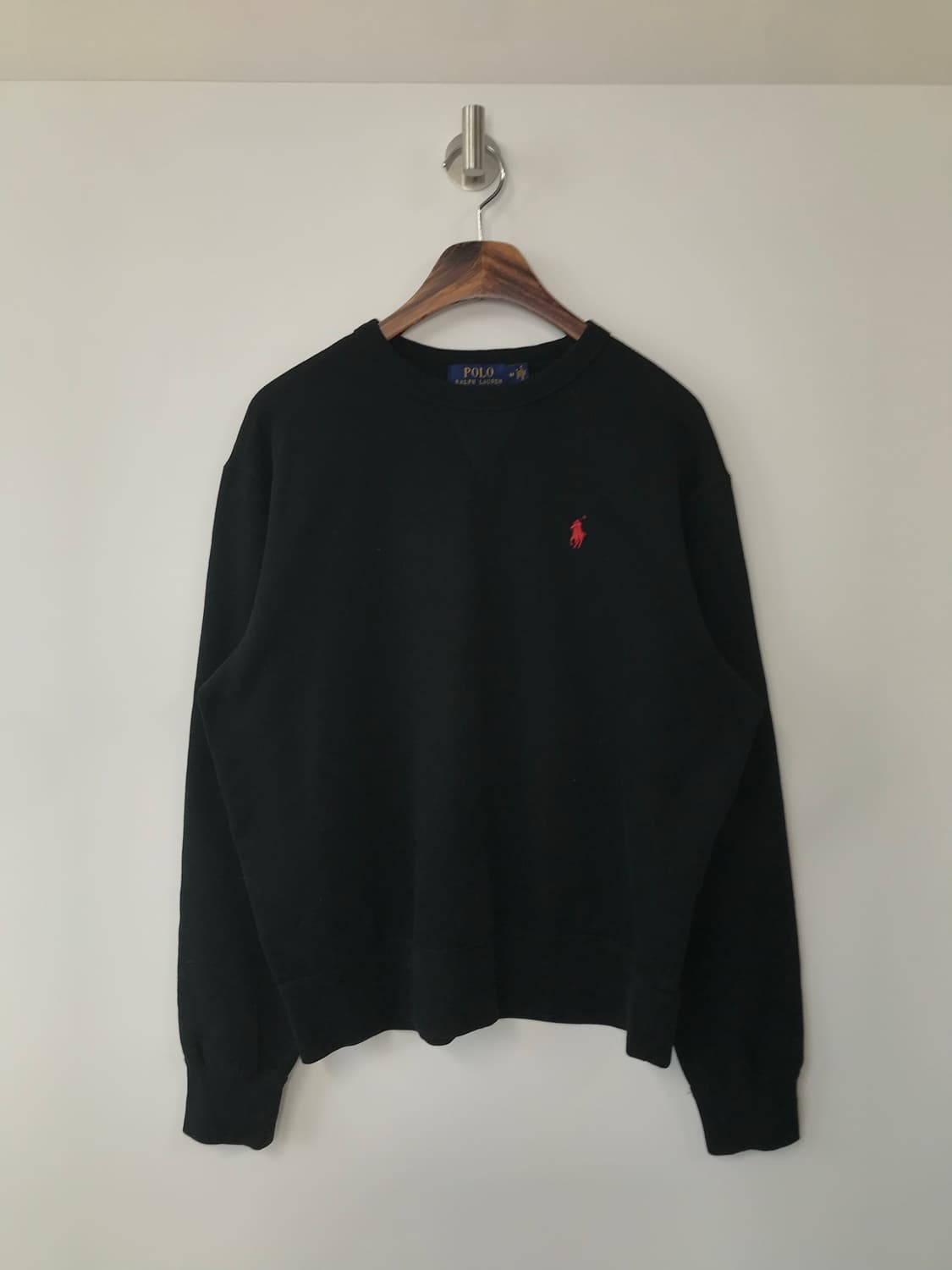 폴로 랄프로렌 신형 자수로고 블랙 맨투맨 상품이미지2