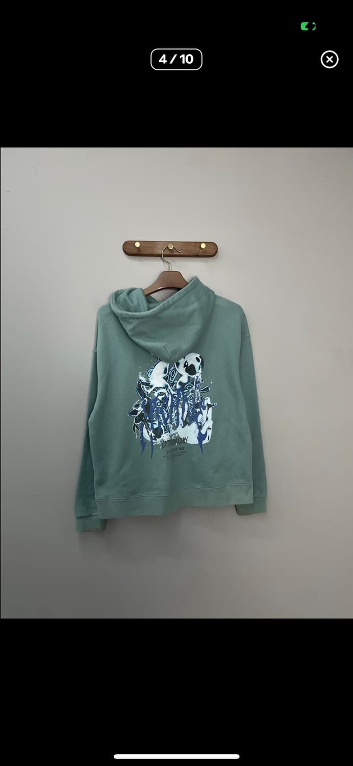 아카이볼드 X 가터 갤러리 SAY NO 후드티 A3328 상품이미지4