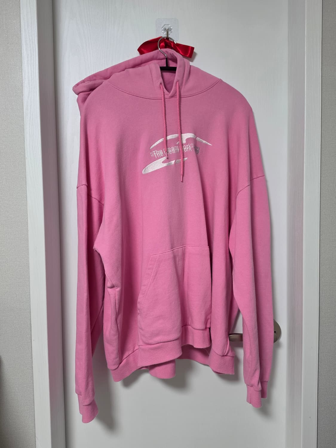 leey 오버사이즈 후드 핑크 상품이미지2