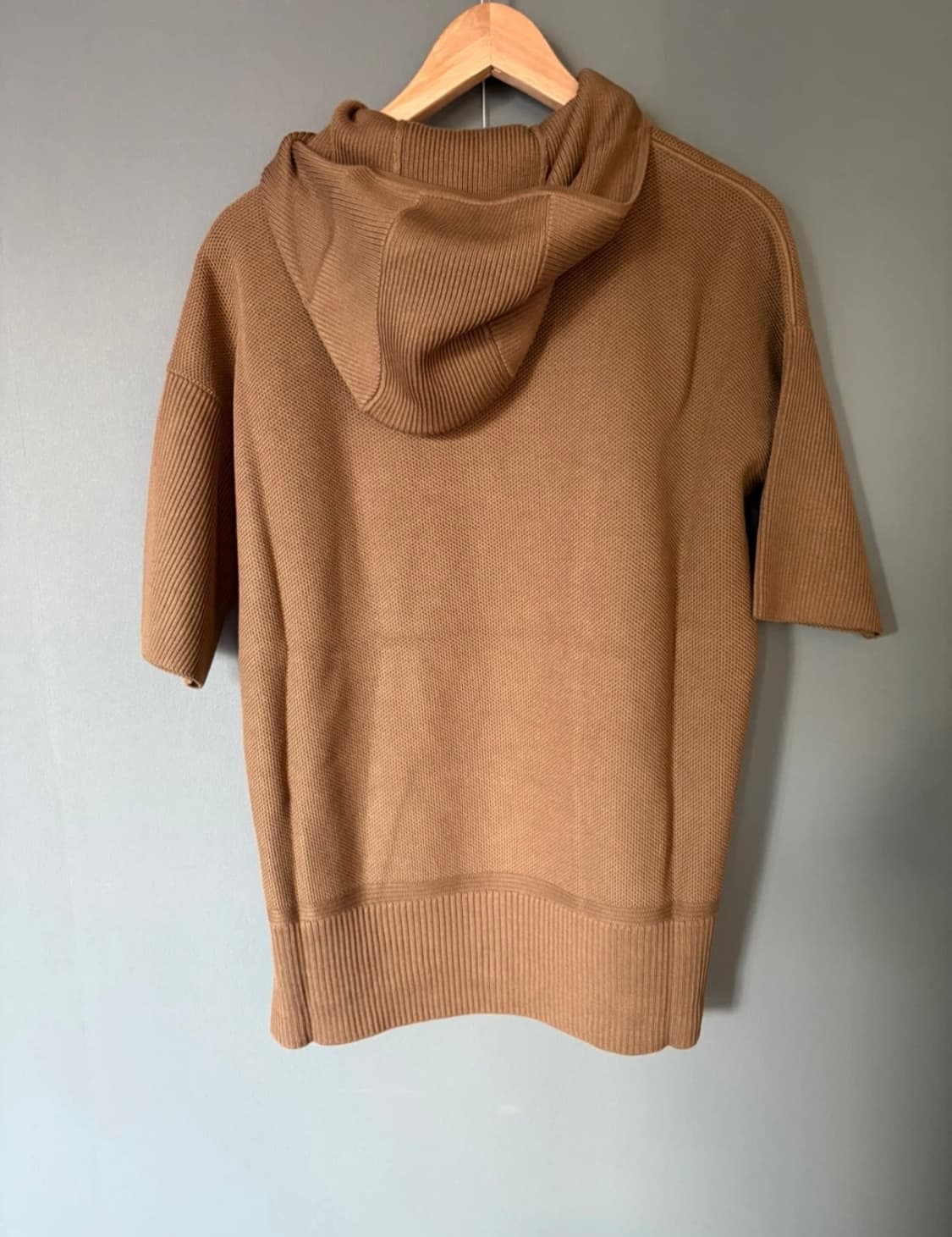 로로피아나 여성 후드 니트 짚업 브라운 상품이미지2