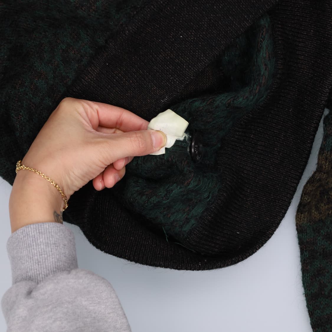 90 YSL입생 빈티지 가디건 0304H1 상품이미지5