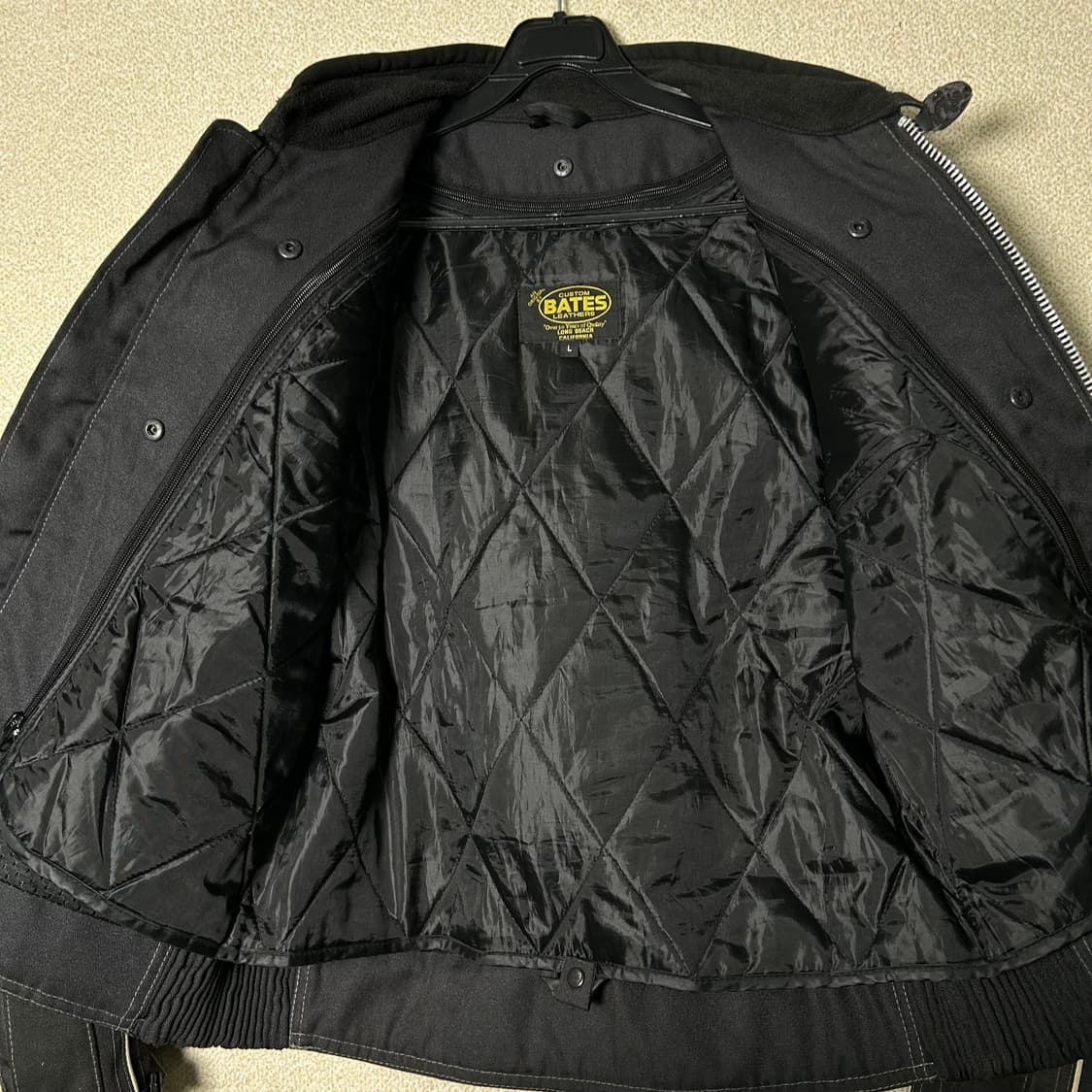 (L) BATES 블랙 라이더 자켓 상품이미지8