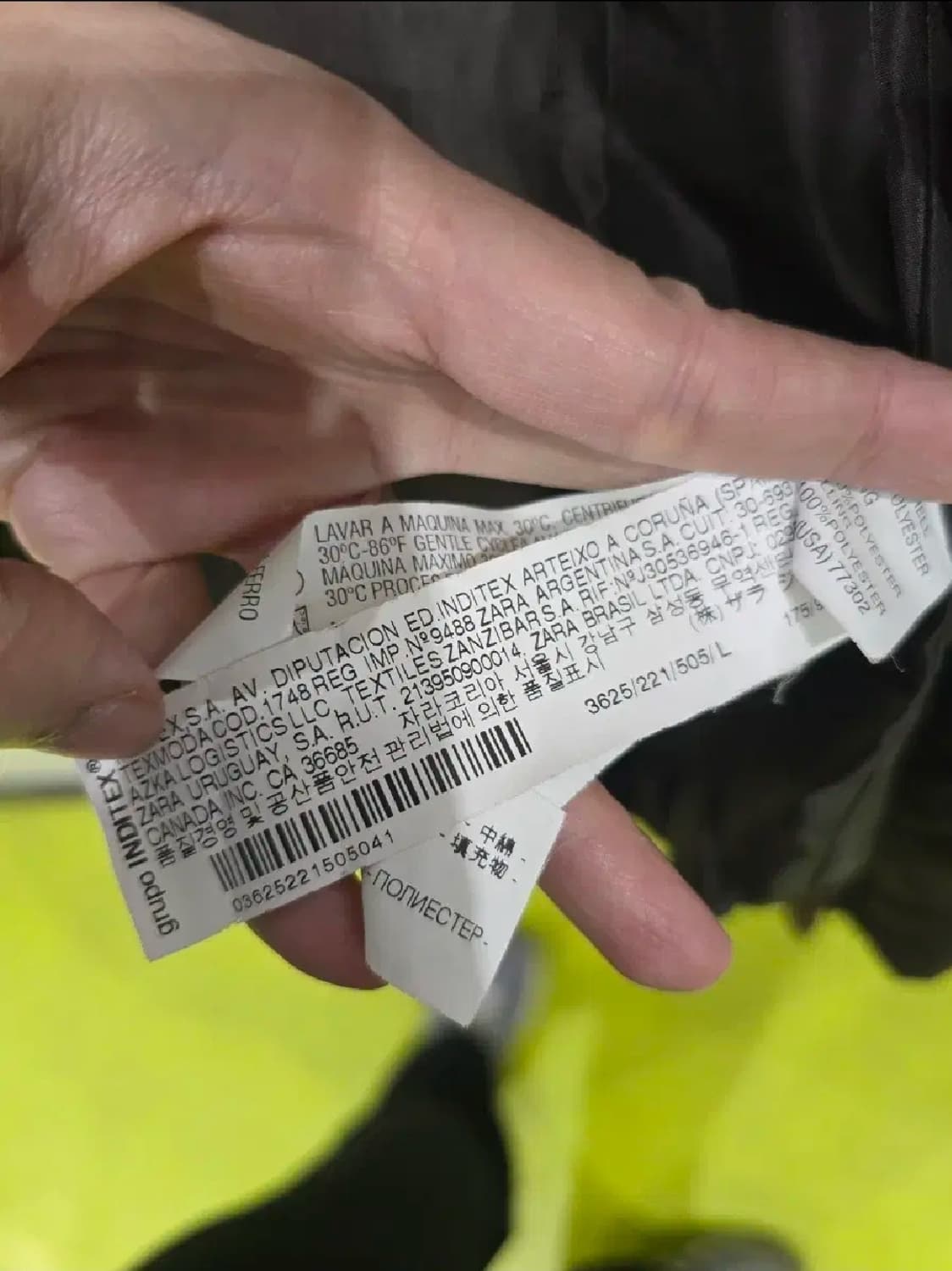 자라 베이직 퀼팅 벨트 자켓 카키 상품이미지6