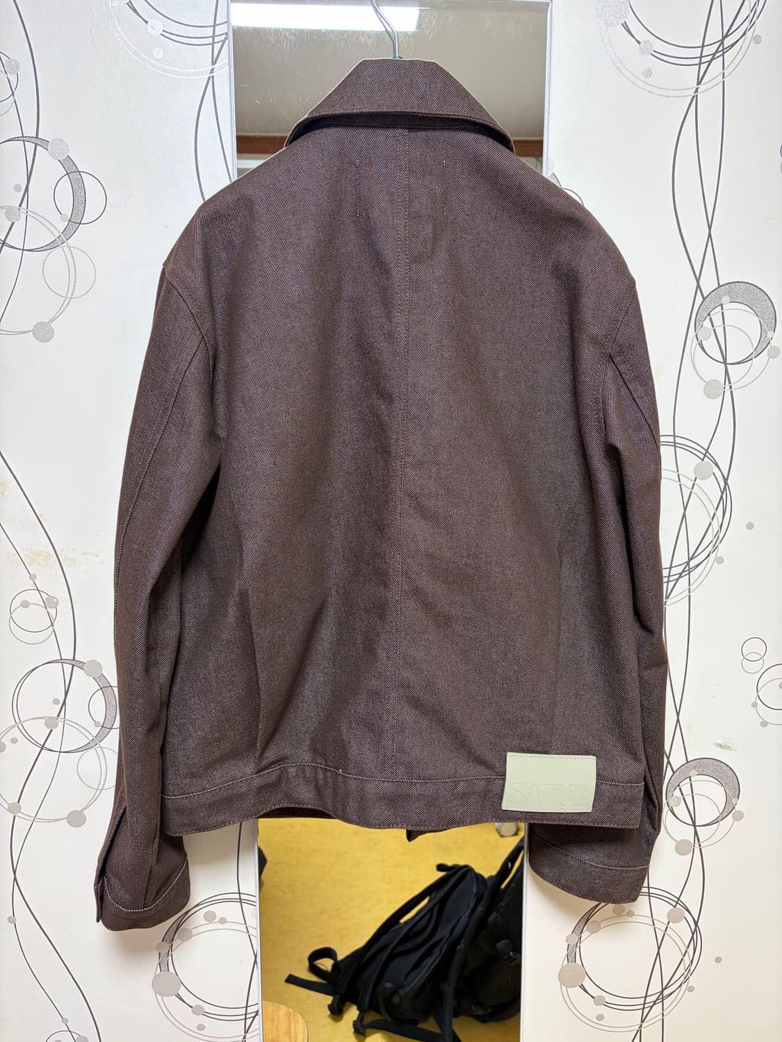 (L) 세터 카이엔 집 데님 트러커 자켓 브라운 상품이미지3