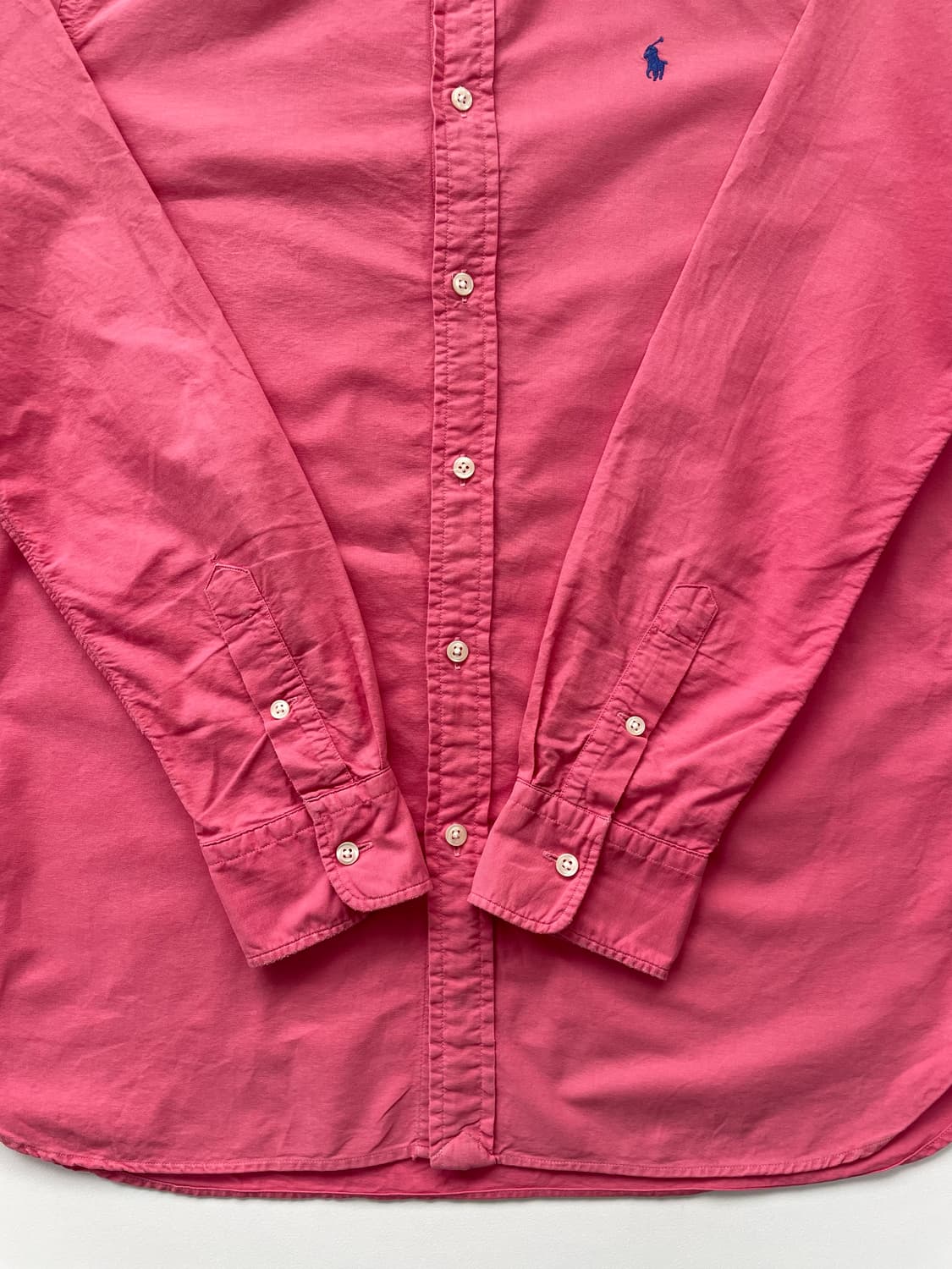 [M] 폴로 랄프로렌 여성 코튼 가먼트다잉 솔리드 셔츠 릴렉스 핏 상품이미지5