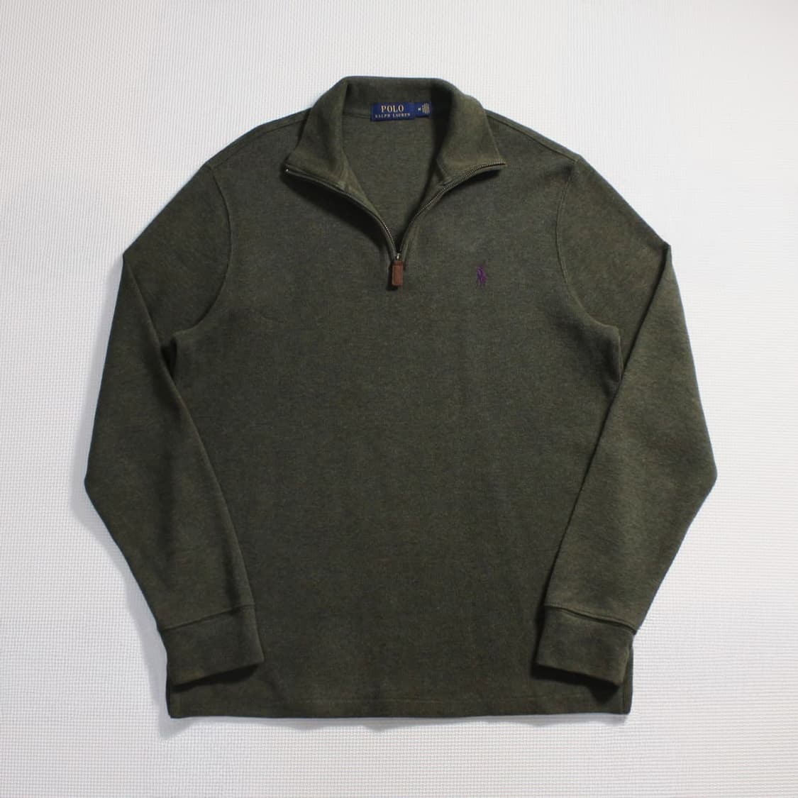 Polo 폴로 랄프로렌 카키 하프집업 상품이미지1