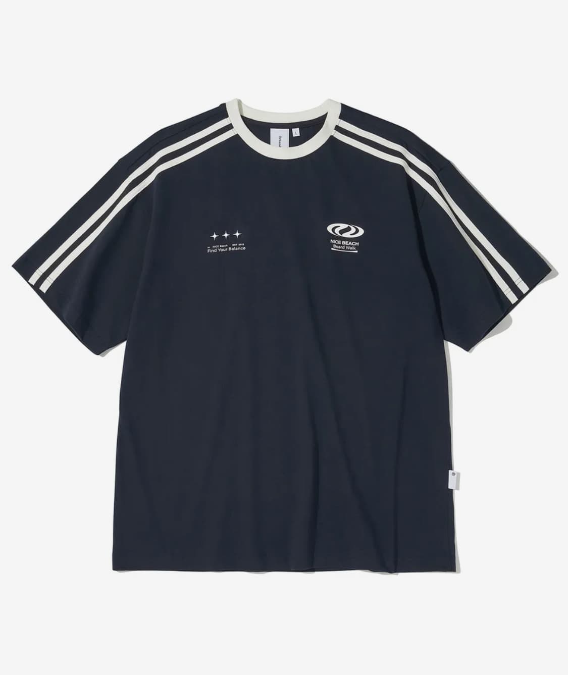 어반디타입 풋볼 져지 티셔츠_네이비 상품이미지1