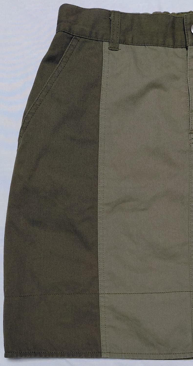 (38) Nicole Club 179/WG 배색 코튼 워크 미니스커트 상품이미지2