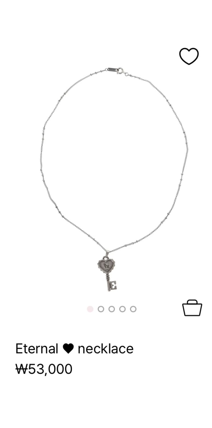 쓰리타임즈 Eternal ♥ necklace 풀박 목걸이 상품이미지1