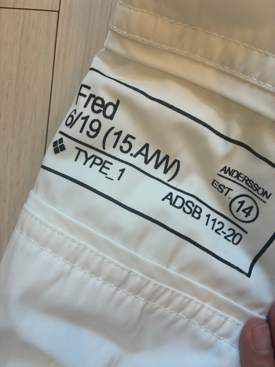 엔더슨벨 화이트 봄버 상품이미지4