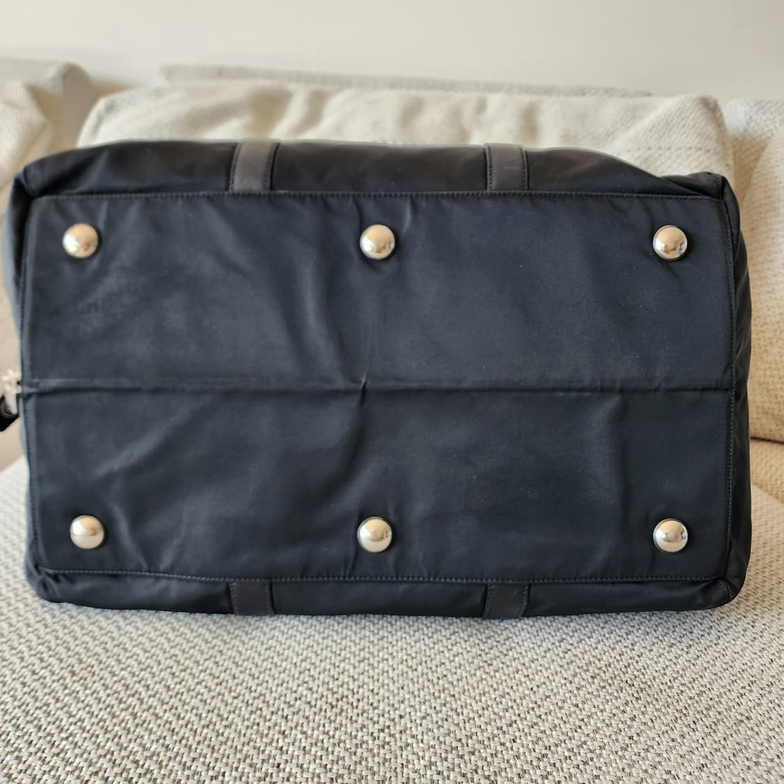 상태최상 프라다 테스토 나일론 사피아노 보스턴백 여행가방 토트형 상품이미지8