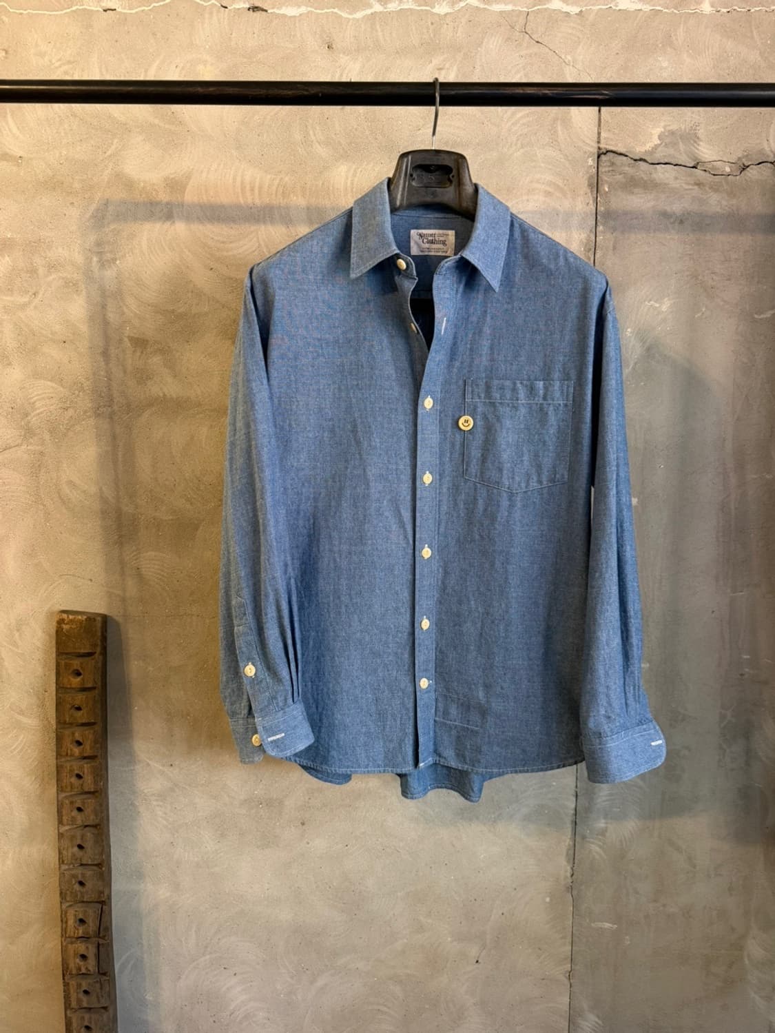 네이머 클로딩 샴브레이 셔츠 95-100 상품이미지1