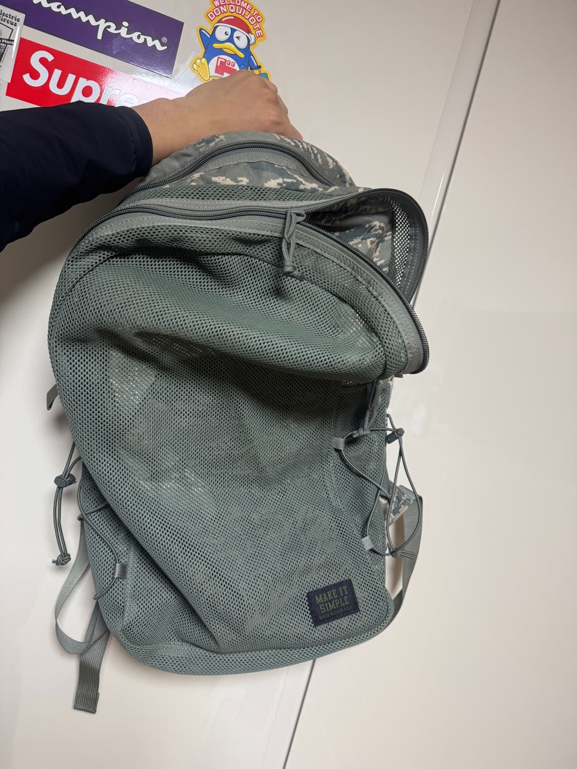 make it simple(mis)밀리터리 메쉬백팩 made in usa 상품이미지1