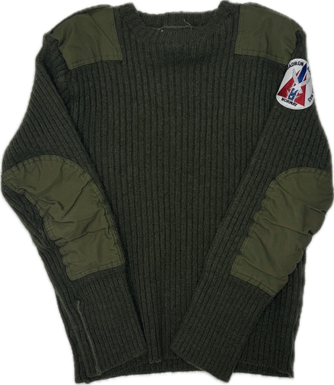 90s 노르웨이 공군 코만도 울 스웨터 M 상품이미지1