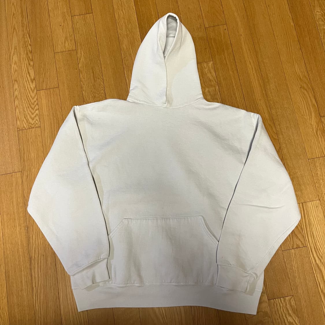 [L] 90s 빈티지 러셀 후드 화이트 상품이미지2