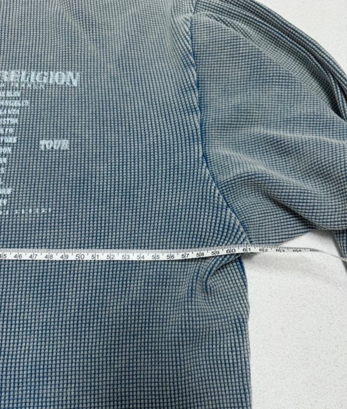 [정품] 트루릴리젼 긴팔 와플 “빈티지 블루” 100 상품이미지7