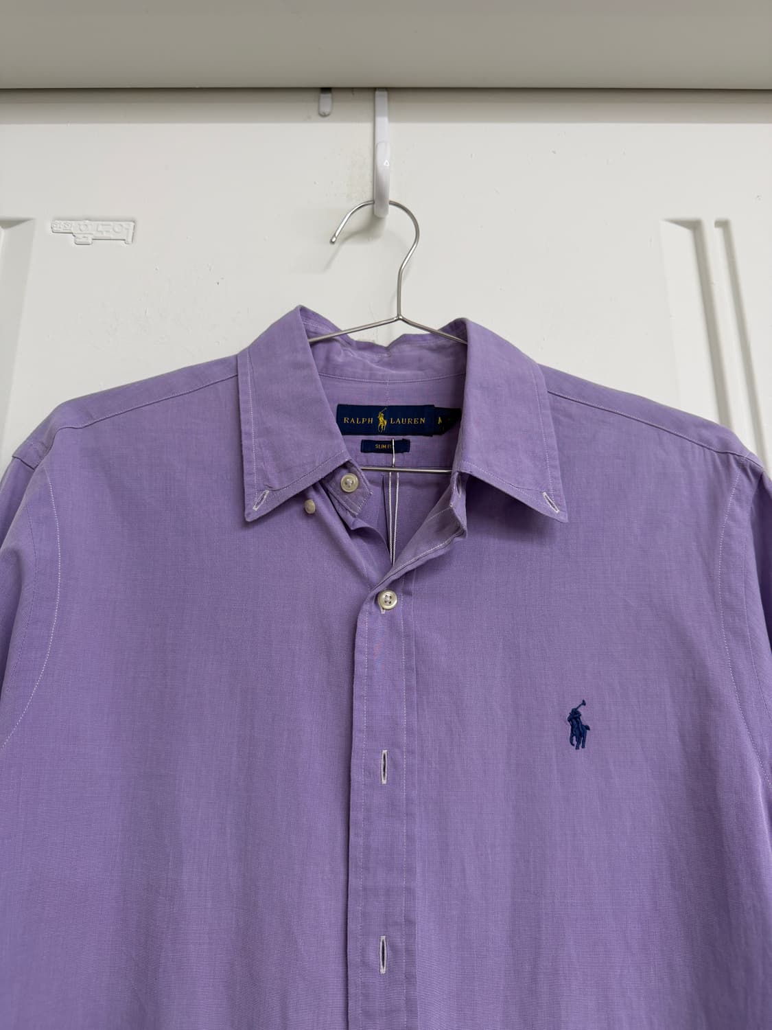 폴로 랄프로렌 퍼플 네이비포니 셔츠 상품이미지6