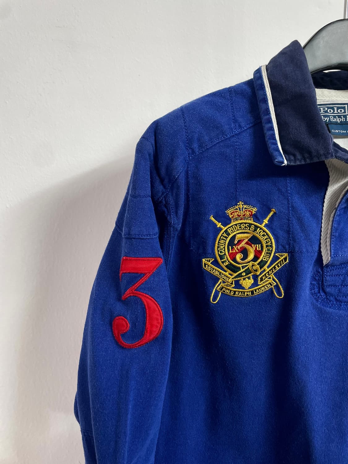 폴로 랄프로렌 코발트블루 빅포니 pk 긴팔카라티 (on.78)   상품이미지3