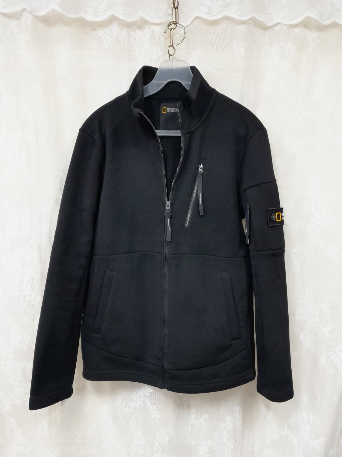 내쇼날지오그래픽 블랙 플리스자켓 상품이미지1