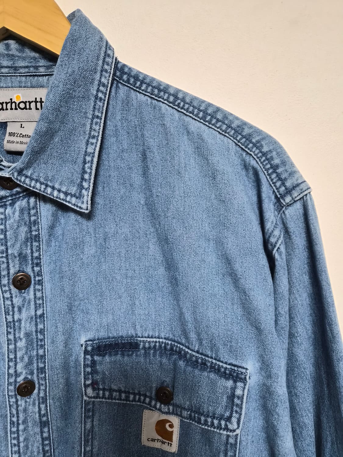 칼하트Carhartt 데님 셔츠 L - S253 상품이미지3