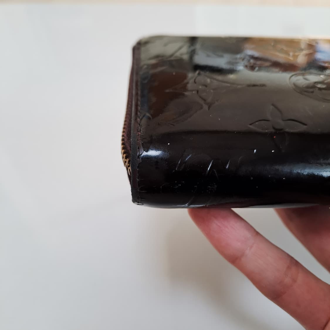 [100%/정품] 루이비통 모노그램 베르니 체인 스트랩 지갑 상품이미지5