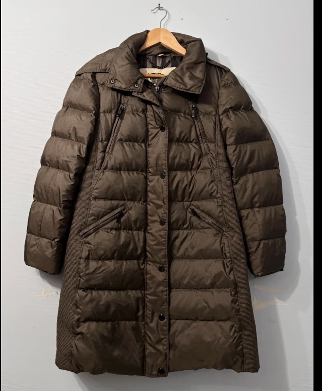 정품 버버리 여성 퀼팅 패딩 코트 상품이미지1