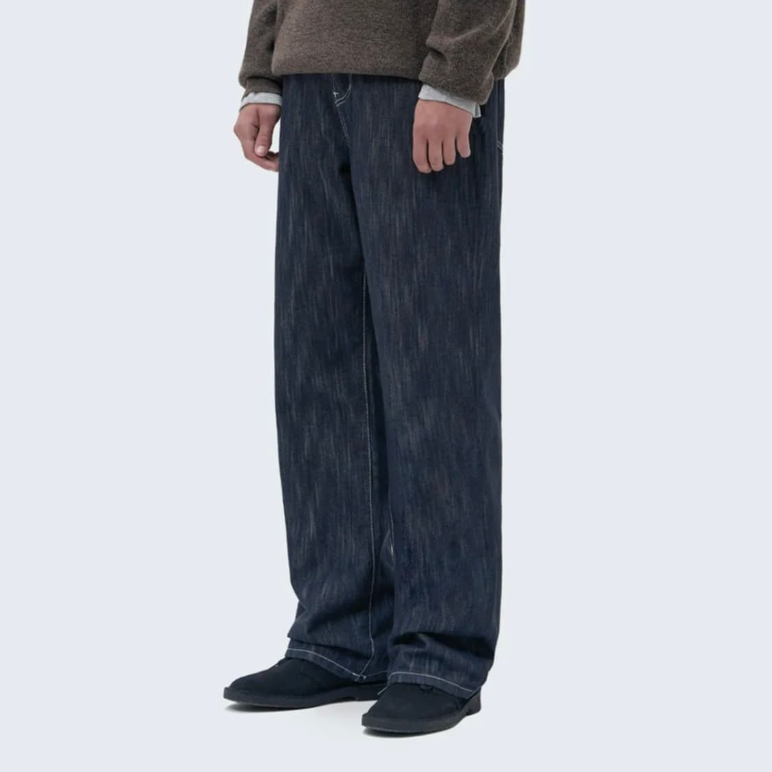 THEY 뉴 논페이드 세미 와이드 슬럽 데님(Slub Denim) 상품이미지1