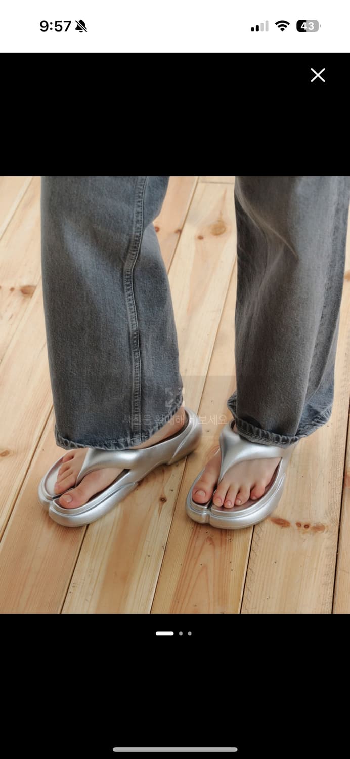 페이즈 플립플랍 제니착용 상품이미지1