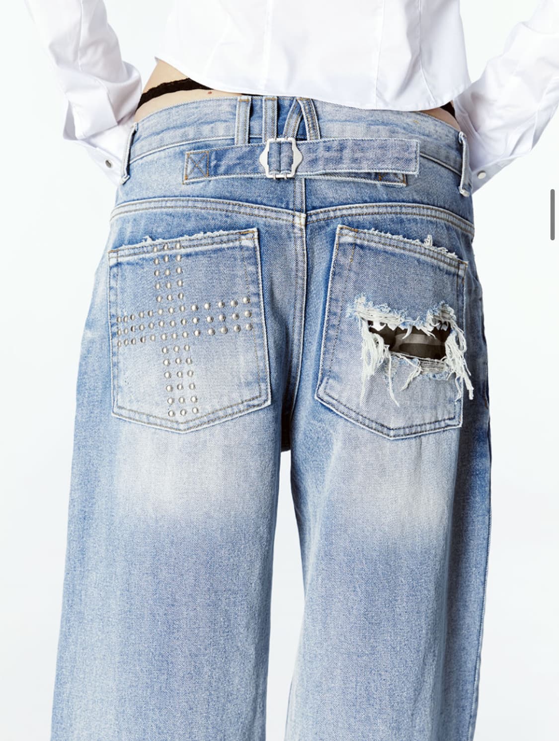 SNYDER WIDE DENIM (BLUE) 2사이즈 새상품 상품이미지1