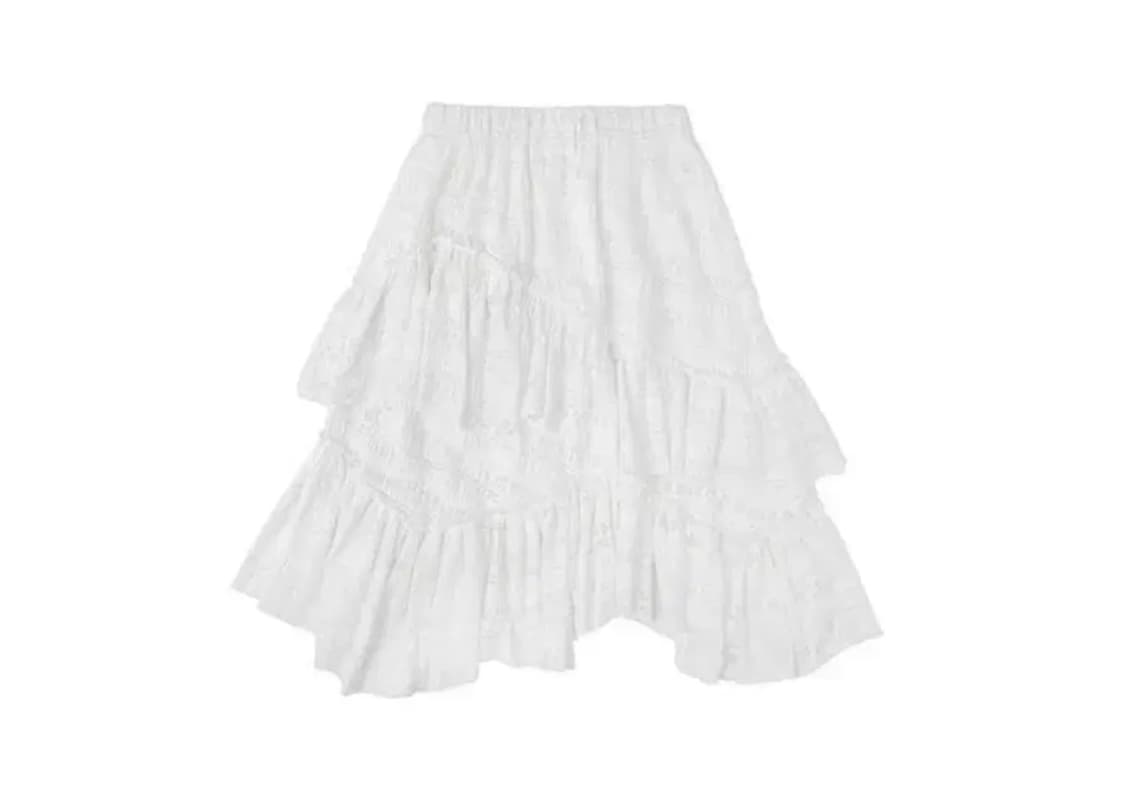 노컨텐츠 레이스 셔링 스커트 상품이미지3