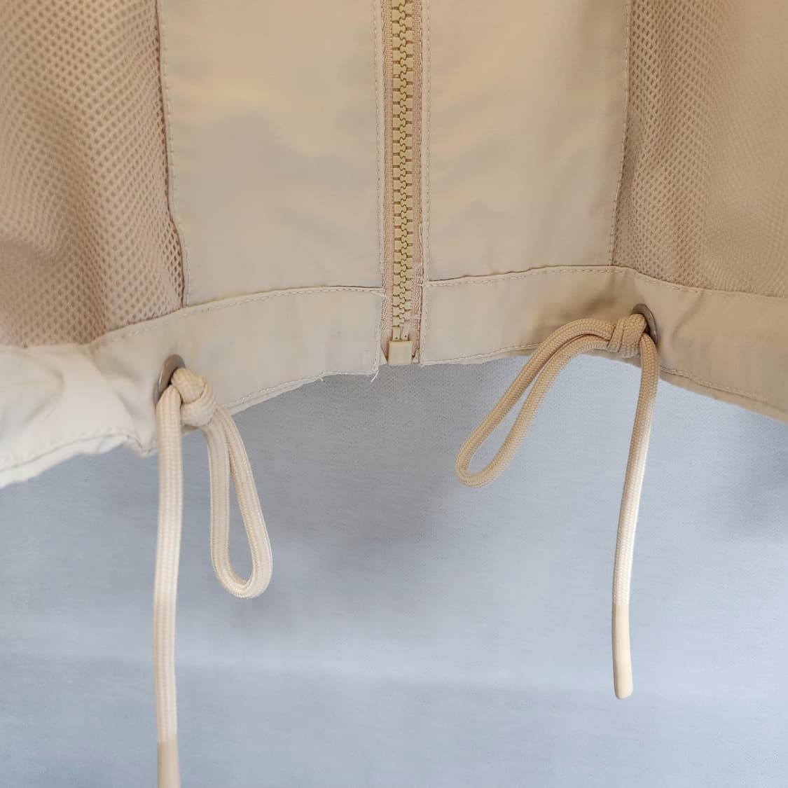 후아유 베어자수 로고 스트링 후드 바람막이 M(XL) 상품이미지5