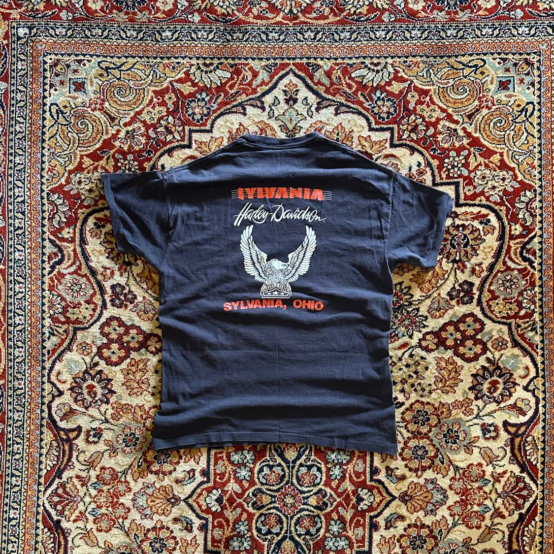 80s  Harley davidson Holoubek Eagle - XL 상품이미지7