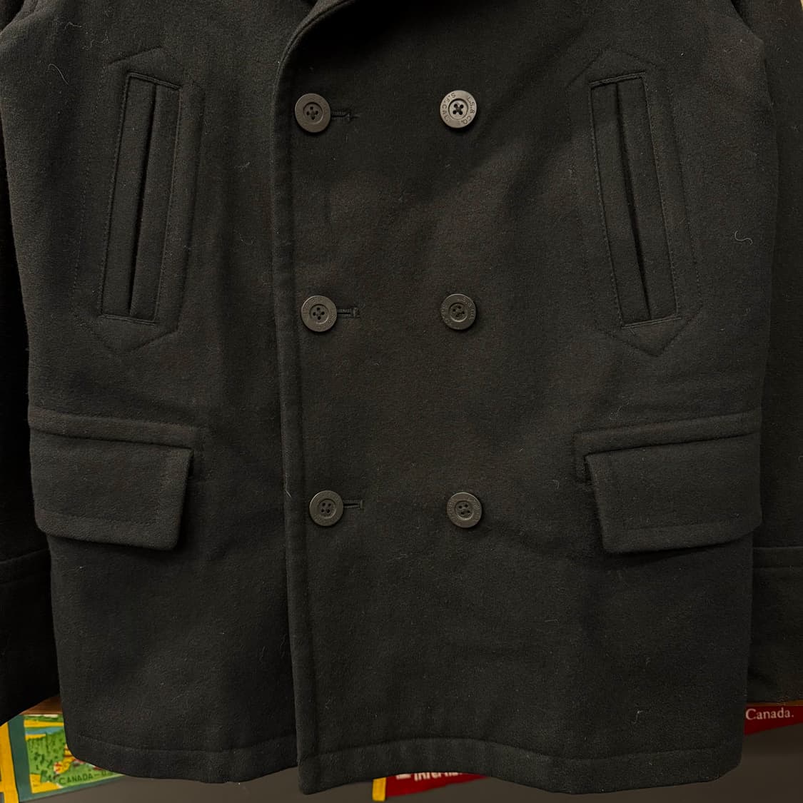 리바이스 밀리터리 복각 피코트 허리 조절 신치백 레드 탭 상품이미지4