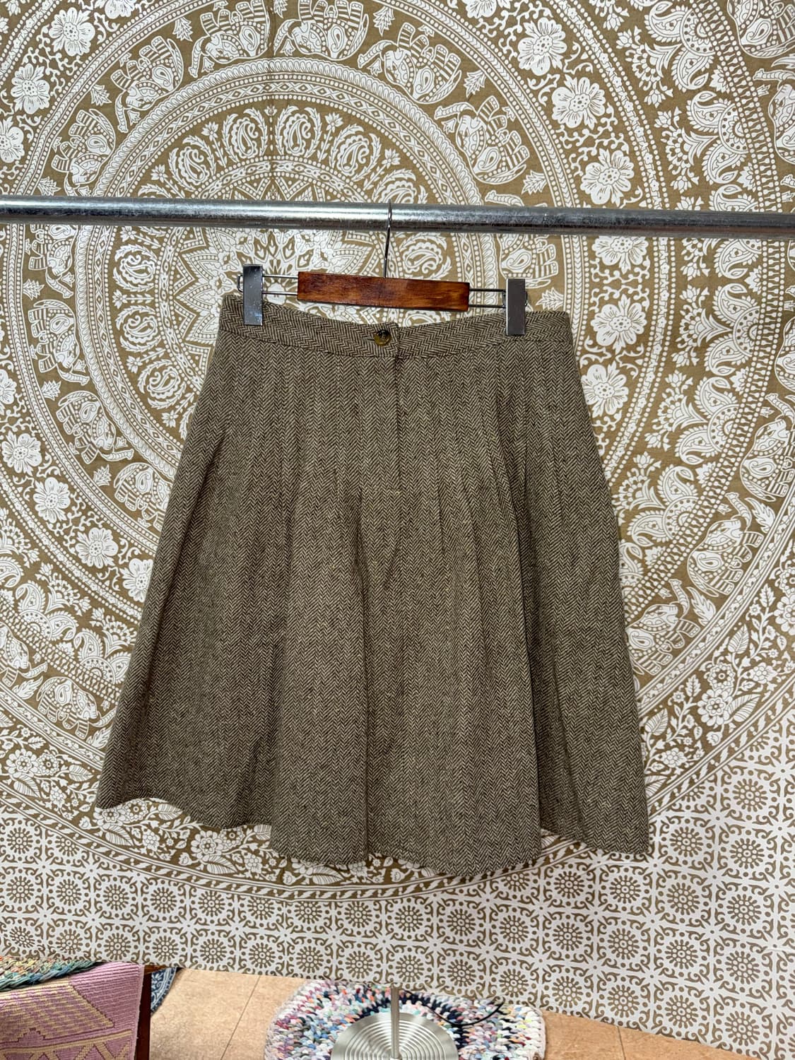 30center 모직 턱 미디스커트  상품이미지3